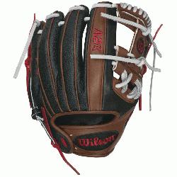 Work the infield with Dustin Pedroias 2016 A2K DP15 GM Baseball Glove now with SuperSkin. Featuring